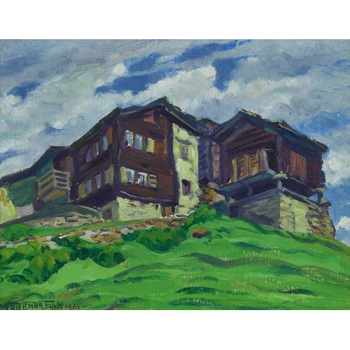 WALDEMAR THEOPHIL FINK : Walliser Stadel (DOBIASCHOFSKY AUKTIONEN AG)