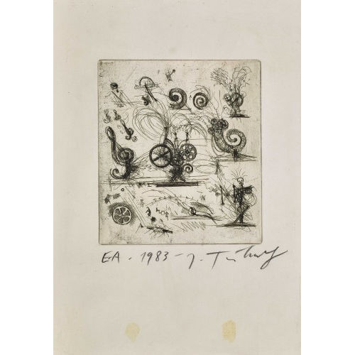 JEAN TINGUELY : 'Straswinsky-Brunnen, Paris' (DOBIASCHOFSKY AUKTIONEN AG)