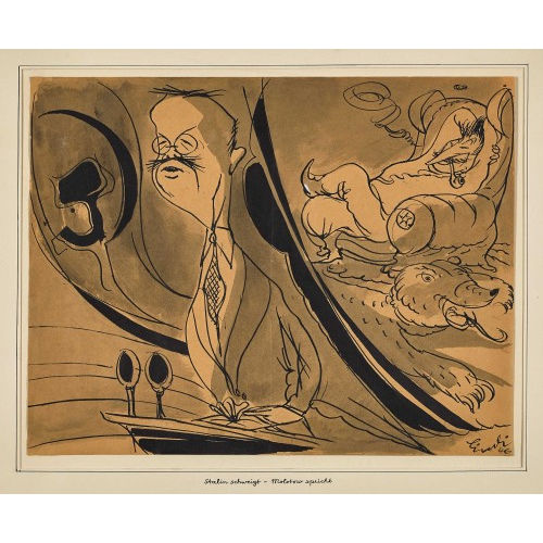 ALBERT) LINDI (EIGTL. LINDEGGER : 'Stalin schweigt - Molotow spricht' (DOBIASCHOFSKY AUKTIONEN AG)