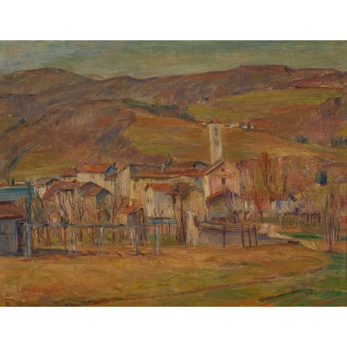 CARLO COTTI : Tessiner Dorf (DOBIASCHOFSKY AUKTIONEN AG)