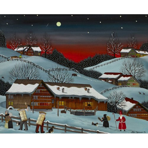ALBERT MANSER : 'Winterabend' (DOBIASCHOFSKY AUKTIONEN AG)