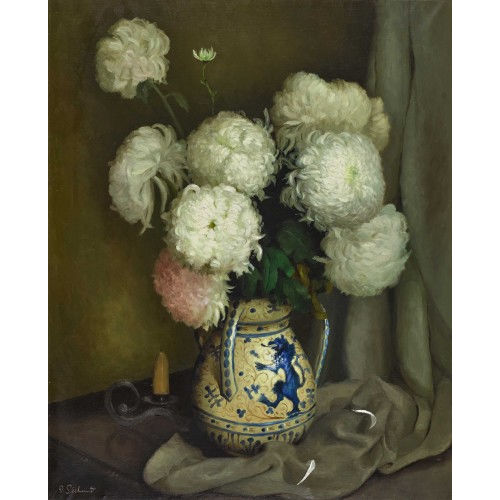 PAUL S�CHAUD : 'Chrysanthemen' (DOBIASCHOFSKY AUKTIONEN AG)