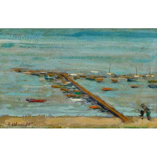 ALBERT SCHMIDT : Le port (DOBIASCHOFSKY AUKTIONEN AG)