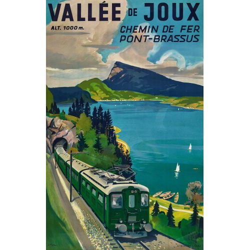LOUIS KOLLER : 'Vall�e de Joux Chemin de Fer' (DOBIASCHOFSKY AUKTIONEN AG)