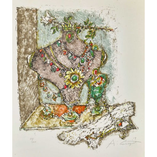 ALOIS CARIGIET : Tand en lila (DOBIASCHOFSKY AUKTIONEN AG)