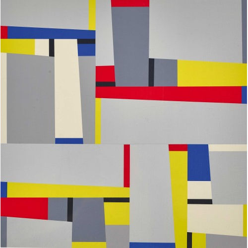 FRITZ GLARNER : 'Relation painting Nr. 9' (DOBIASCHOFSKY AUKTIONEN AG)