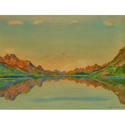FERDINAND HODLER : 'Silvaplanersee' (DOBIASCHOFSKY AUKTIONEN AG)