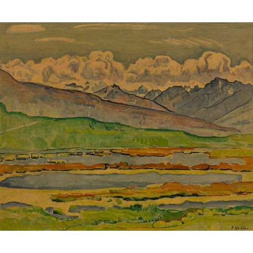 FERDINAND HODLER : Montanasee (DOBIASCHOFSKY AUKTIONEN AG)