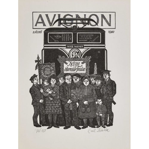EMIL ZBINDEN : 'Avignon' (DOBIASCHOFSKY AUKTIONEN AG)