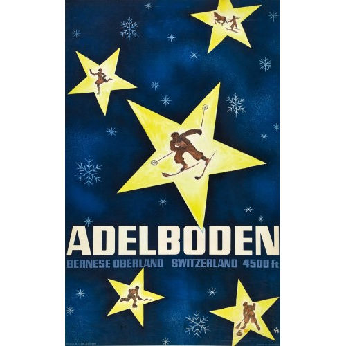 ALEX WALTER DIGGELMANN : 'Adelboden Bernese Oberland Switzerland' (DOBIASCHOFSKY AUKTIONEN AG)