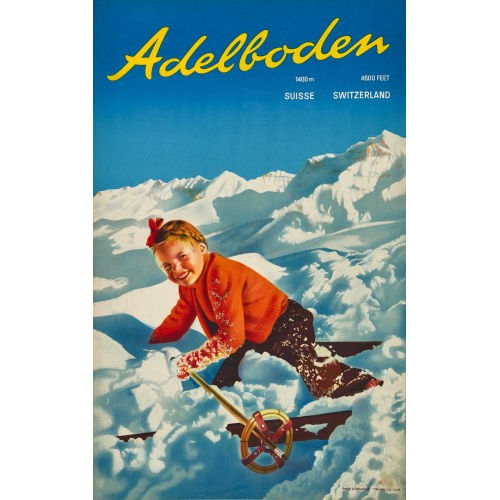 LEO KECK : 'Adelboden Suisse' (DOBIASCHOFSKY AUKTIONEN AG)