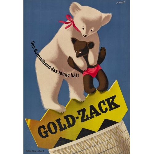 ALBERT BORER : 'Gold-Zack. Das Gummiband das lange h�lt' (DOBIASCHOFSKY AUKTIONEN AG)