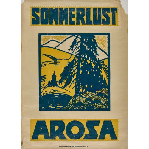 ELSA MOESCHLIN-HAMMAR : 'Sommerlust Arosa' (DOBIASCHOFSKY AUKTIONEN AG)