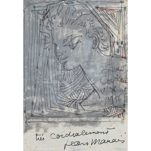 JEAN COCTEAU : Jeune homme (DOBIASCHOFSKY AUKTIONEN AG)