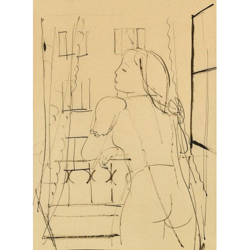 MAURICE BARRAUD : 'La femme devant la fen�tre' (DOBIASCHOFSKY AUKTIONEN AG)