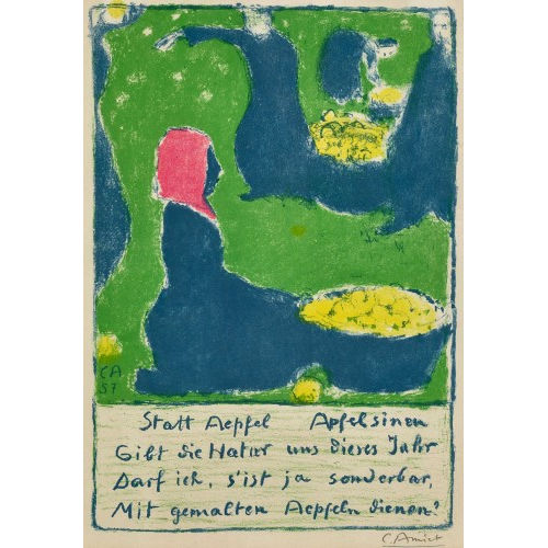 CUNO AMIET : 'Obsternte' (DOBIASCHOFSKY AUKTIONEN AG)