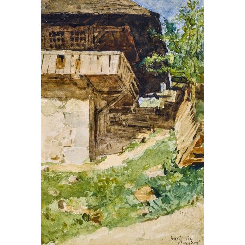 ALBERT ANKER : 'Hasli bei Burgdorf' (DOBIASCHOFSKY AUKTIONEN AG)
