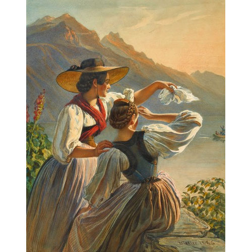 JOHANN FRIEDRICH DIETLER : Der Abschied (DOBIASCHOFSKY AUKTIONEN AG)