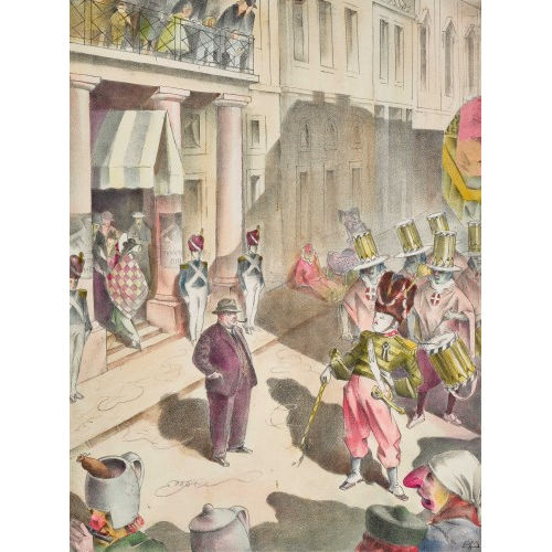 BURKHARD MANGOLD : Fasnacht (DOBIASCHOFSKY AUKTIONEN AG)