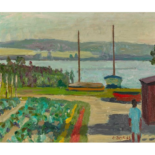 LEO DECK : 'Insel Reichenau (Bodensee)' (DOBIASCHOFSKY AUKTIONEN AG)