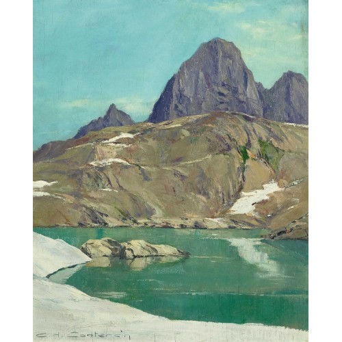 CHARLES-HENRI CONTENCIN : 'Lac Noir et le Pouce' (DOBIASCHOFSKY AUKTIONEN AG)