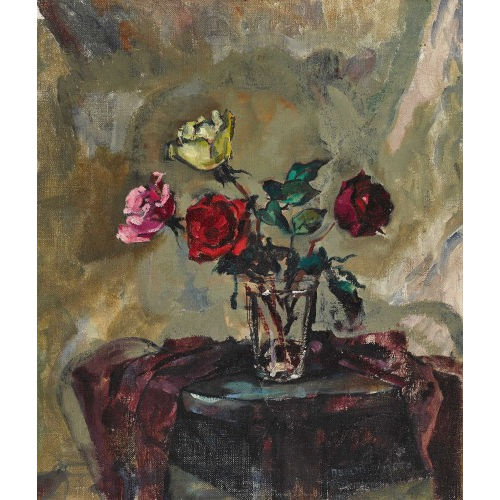 ALEXANDRE BENOIS DI STETTO : Rosen im Glas (DOBIASCHOFSKY AUKTIONEN AG)