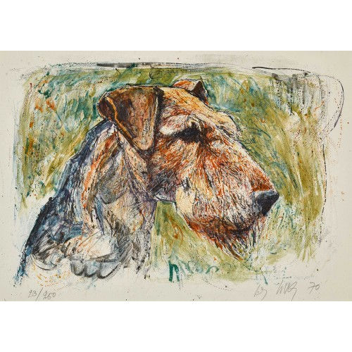 FRITZ HUG : Welsh Terrier (DOBIASCHOFSKY AUKTIONEN AG)