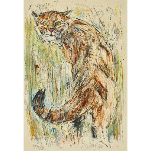 FRITZ HUG : Wildkatze (DOBIASCHOFSKY AUKTIONEN AG)