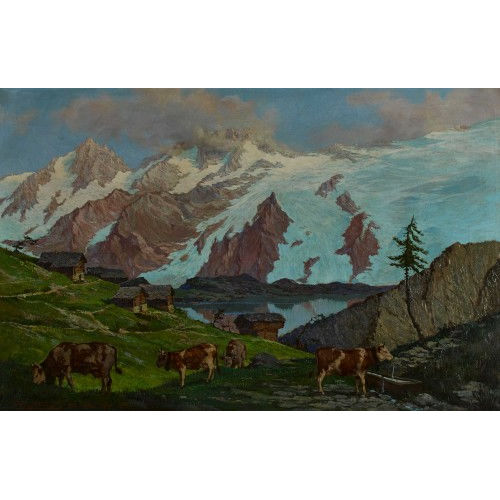 GIULIO VITTINI : 'La Meije. 3983 m' (DOBIASCHOFSKY AUKTIONEN AG)