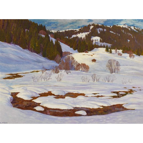 ADOLF TI�CHE : Winterlandschaft (DOBIASCHOFSKY AUKTIONEN AG)
