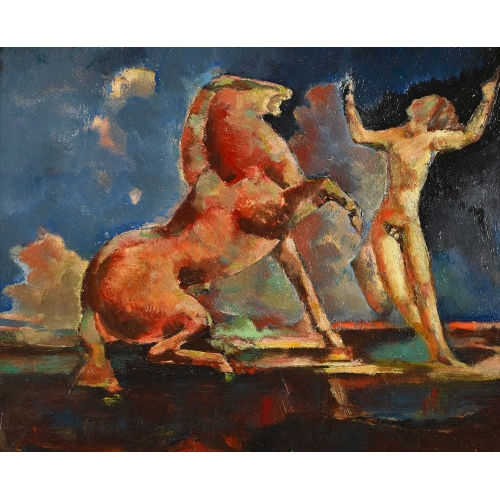 RODOLPHE TH�OPHILE BOSSHARD : 'Cheval' (DOBIASCHOFSKY AUKTIONEN AG)