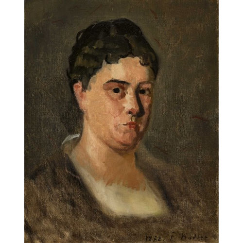 FERDINAND HODLER : 'Bildnis Caroline Coutau-Marcelin(?)' (DOBIASCHOFSKY AUKTIONEN AG)