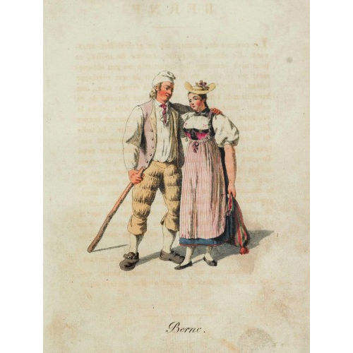 FRANZ NIKLAUS K�NIG : 'Nouvelle Collection de Costumes Suisses...' (DOBIASCHOFSKY AUKTIONEN AG)