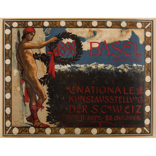 HANS SANDREUTER : 'Basel Kunsthalle 1898' (DOBIASCHOFSKY AUKTIONEN AG)