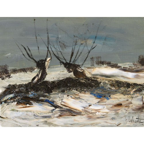 GEORGES LAPORTE : 'Neige en Bourgogne' (DOBIASCHOFSKY AUKTIONEN AG)