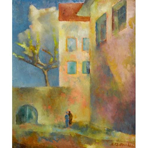 RODOLPHE TH�OPHILE BOSSHARD : 'Maisons' (DOBIASCHOFSKY AUKTIONEN AG)