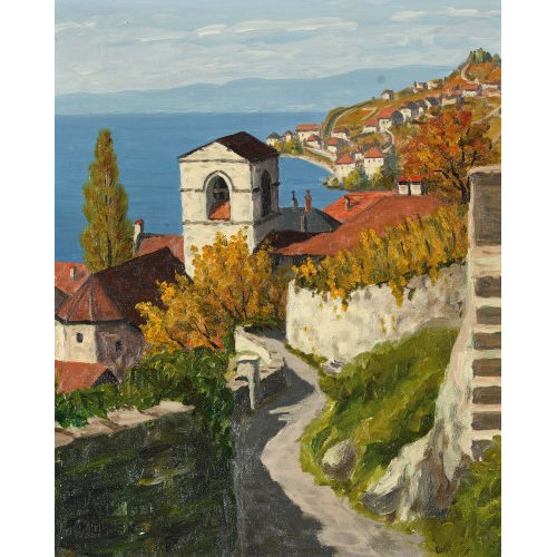 ALBERT DUPLAIN : Saint-Saphorin am Genfersee (DOBIASCHOFSKY AUKTIONEN AG)
