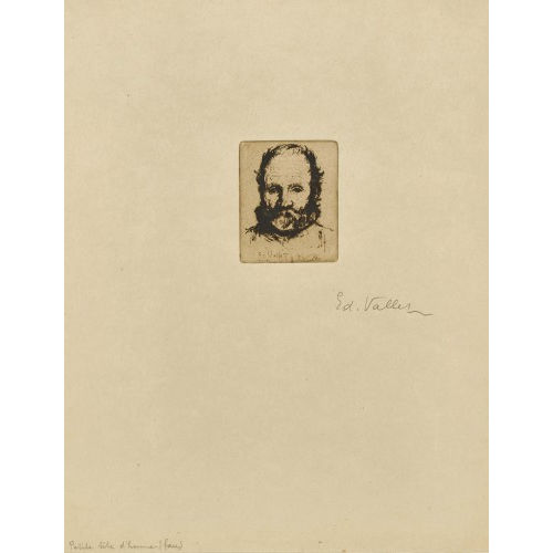 �DOUARD VALLET : 'Petite t�te d'homme' (DOBIASCHOFSKY AUKTIONEN AG)