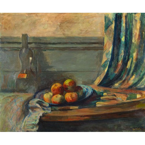 ABRAM ADOLPHE MILICH : 'Pommes et draperie' (DOBIASCHOFSKY AUKTIONEN AG)