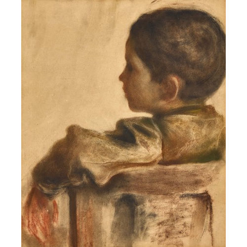 PIETRO CHIESA : Sitzender Knabe (DOBIASCHOFSKY AUKTIONEN AG)