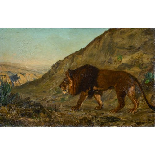 JOSEF CLEMENS KAUFMANN : Lion marchand (DOBIASCHOFSKY AUKTIONEN AG)