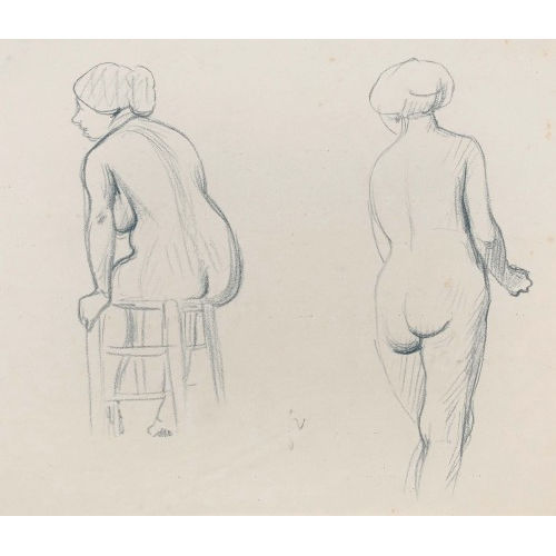 F�LIX VALLOTTON : �tude de nus (DOBIASCHOFSKY AUKTIONEN AG)