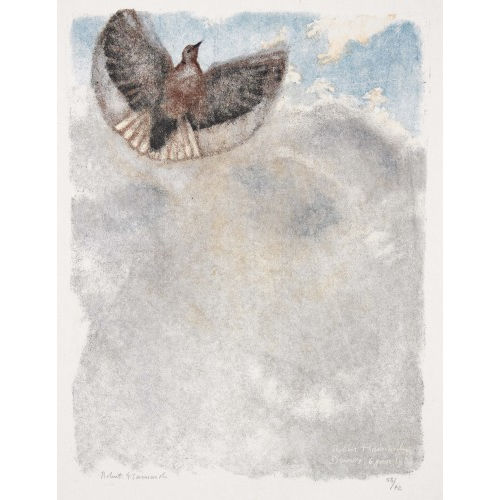 ROBERT HAINARD : 'Tourterelle turque, vol nuptial' (DOBIASCHOFSKY AUKTIONEN AG)