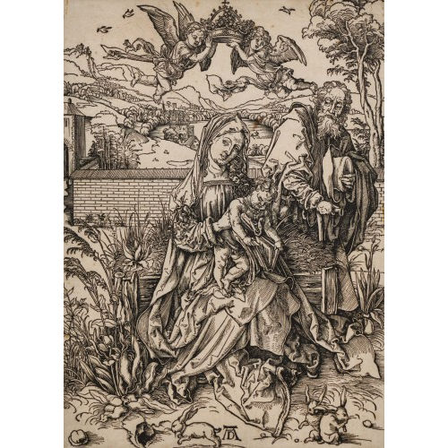ALBRECHT D�RER : 'Die Heilige Familie mit den drei Hasen' (DOBIASCHOFSKY AUKTIONEN AG)