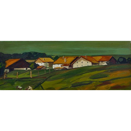 ALBERT SCHNYDER : 'Paysage au ciel argent' (DOBIASCHOFSKY AUKTIONEN AG)