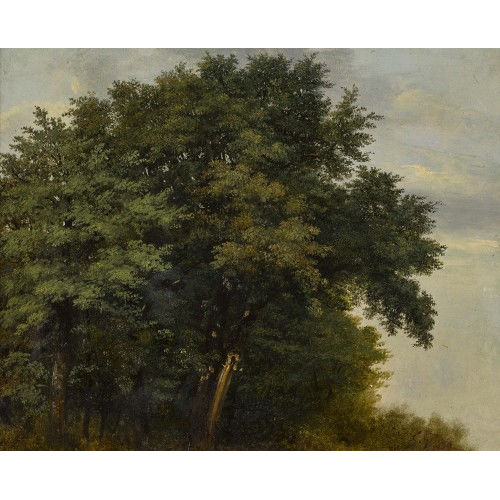 CHARLES LOUIS GUIGON : Sommerliche Baumpartie (DOBIASCHOFSKY AUKTIONEN AG)