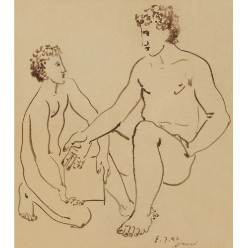 HANS ERNI : Freundschaft (DOBIASCHOFSKY AUKTIONEN AG)