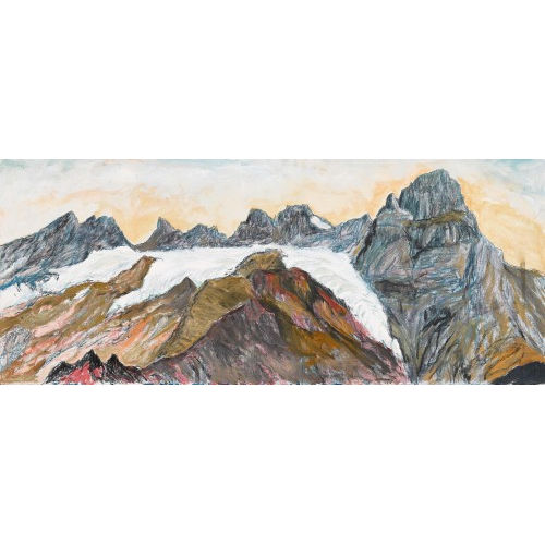 EDMUND WUNDERLICH : Die Dents du Midi von S�dosten (DOBIASCHOFSKY AUKTIONEN AG)