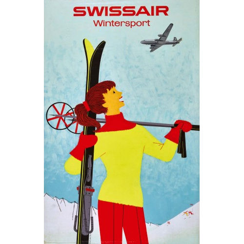 FRIDOLIN M�LLER : 'Swissair Wintersport' (DOBIASCHOFSKY AUKTIONEN AG)