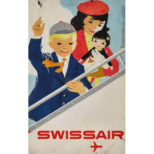 FRIDOLIN M�LLER : 'Swissair' (DOBIASCHOFSKY AUKTIONEN AG)